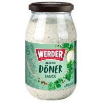 WERDER Döner Sauce Kräuter 470 ml –...
