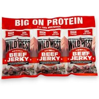 3x Wild West Original Beef Jerky Multipack (3x100g)...