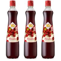 3x YO Fruchtsirup Kirsche 700 ml – Fruchtiger...