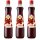 3x YO Fruchtsirup Kirsche 700 ml – Fruchtiger Kirschsirup für Wasser, Drinks & Cocktails