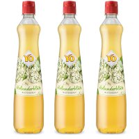 3x YO Sirup Holunderblüte 700 ml –...