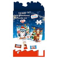 1x Kinder Mix mit Puzzle 161g – Weihnachtlicher...