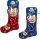 1x kinder & Co. Socke 212 g – Weihnachtsgeschenk mit Süßigkeiten, 2 Farben sortiert