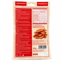 Döner Kebab Style Chicken Jerky 12x 25g - Hähnchen Trockenfleisch mariniert mit Kebab Gewürzen – geräucherter Protein-Snack