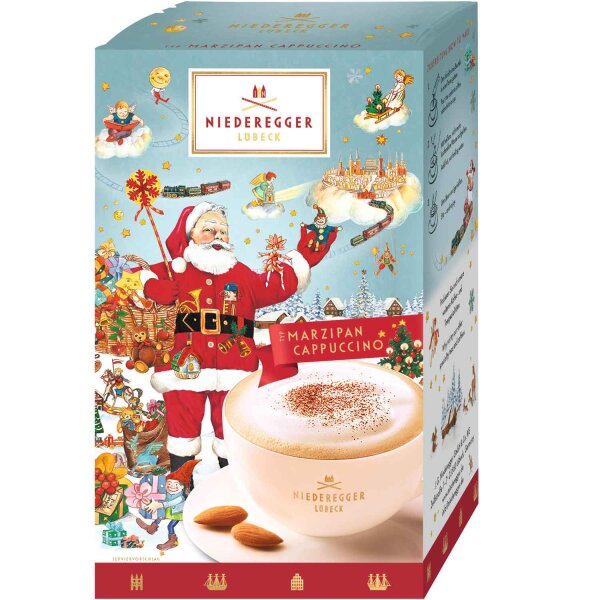 Niederegger Cappuccino Typ Marzipan Grasso 10er – Marzipan-Cappuccino zum Anrühren 220g