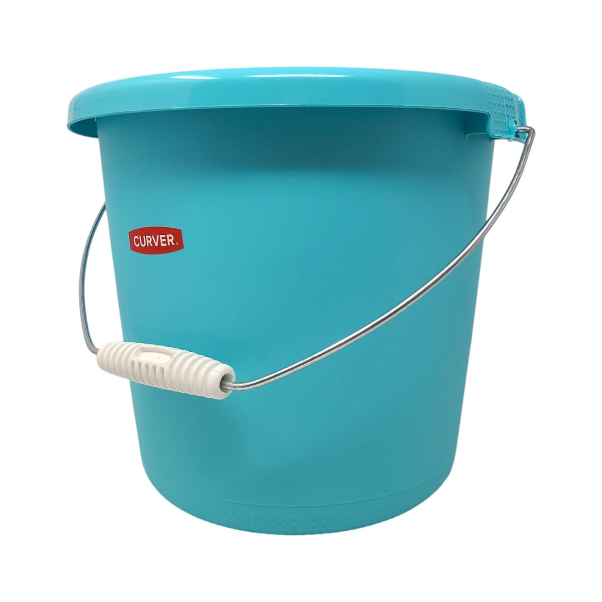 Null LT. 10 Eimer Mit Tülle – Aus Polypropylen, Beschichteter Griff, Perlmuttblau