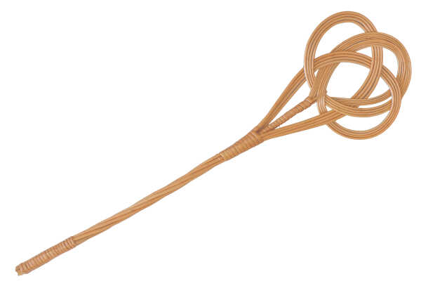 Bürstenmann Teppichklopfer Weide Entstauben von Läufern und Teppichen 78cm