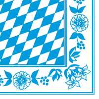 Duni Dunisoft Servietten 40×40 Bayerische Raute 60...