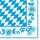 Duni Dunisoft Servietten 40×40 Bayerische Raute 60 Stück Oktoberfest