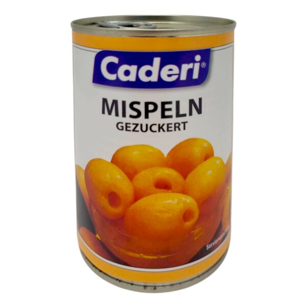 Caderi Mispeln gezuckert 425 ml gezuckert Frucht Obst Konserve