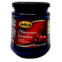 iska Gourmet Amarenakirschen 240g Glas entsteint stark...