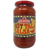 Los Amigos Tex Mex Sauce Hot Taco Salsa 950ml Glas Dip...