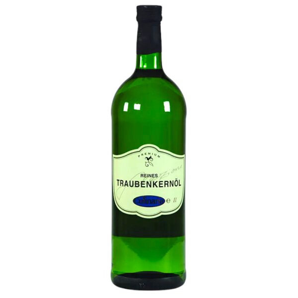Culinaria Reines Traubenkernöl 1 Liter – Hoch erhitzbares Speiseöl mit neutralem Geschmack
