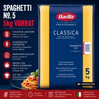 Barilla Hartweizen Pasta Spaghetti no. 5 - 5kg –...