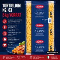 Barilla Tortiglioni no. 83 Pasta 5 kg –...