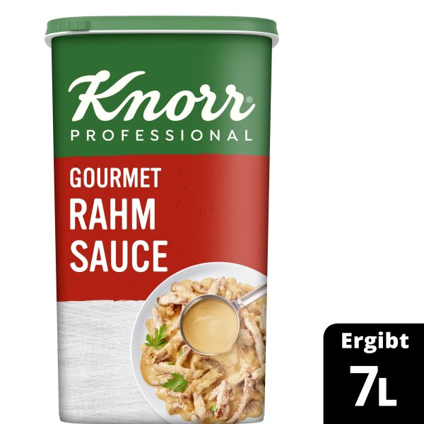 Knorr Professional Gourmet Rahm Sauce 1 kg – cremige Rahmsauce für Gastronomie & Großküche
