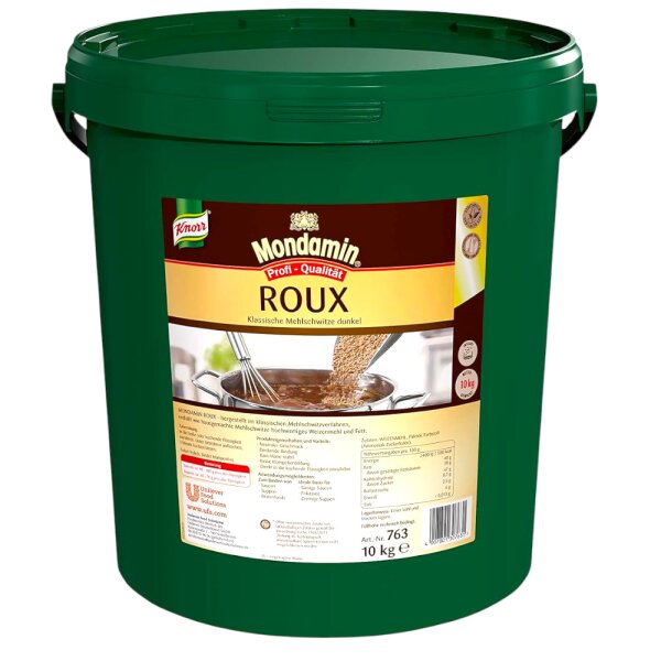 Mondamin Roux dunkel Klassische Mehlschwitze 10 kg Eimer Soßenbinder