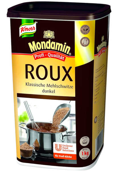 Mondamin Roux dunkel Klassische Mehlschwitze 1 kg Soßenbinder Sauce