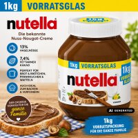 Nutella Vorratsglas 1000 g – 1 kg Original...