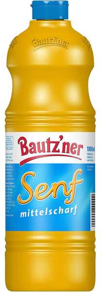 Bautzner Senf mittelscharf 1000ml