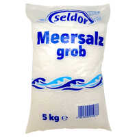 Seldor Meersalz 5kg Spanien grob Salz Salzmühle