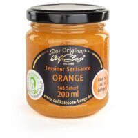 Tessiner Orangen‑Senfsauce – fruchtig‑scharfe...