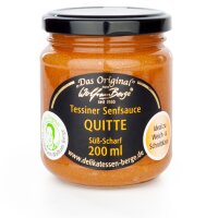 Tessiner Quitten‑Senfsauce – fruchtig‑scharfe...