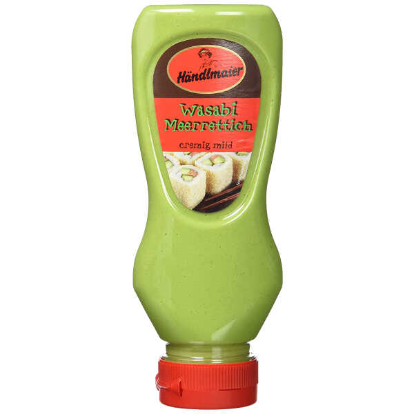 Händlmaier’s Wasabi Meerrettich 225 g Squeeze‑Flasche cremig pikant Sushi Veggie