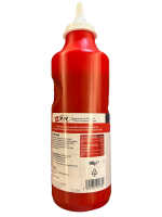 P&W Hot Dog Ketchup Dänisch 900g Squeeze Flasche Burger Sauce BBQ