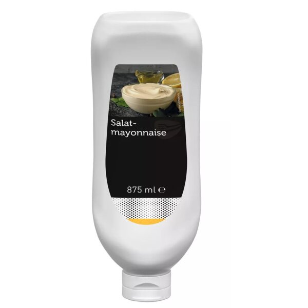 TGE Salatmayonnaise 875 ml 50% Cremige Mayonnaise für Salate, Sandwiches und Feinkostgerichte
