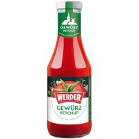 Werder Feinkost Gewürz-Ketchup 450ml Glasflasche...