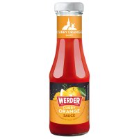 WERDER Curry Orange Sauce 250 ml – fruchtig-würzige Currysauce mit Orange