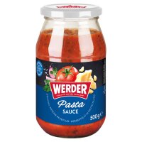 WERDER Pasta Sauce 500 g – Tomatensauce mit 67 %...
