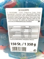 Haribo Die Schlümpfe Fruchtgummi 150 Stck. 1,35 kg...