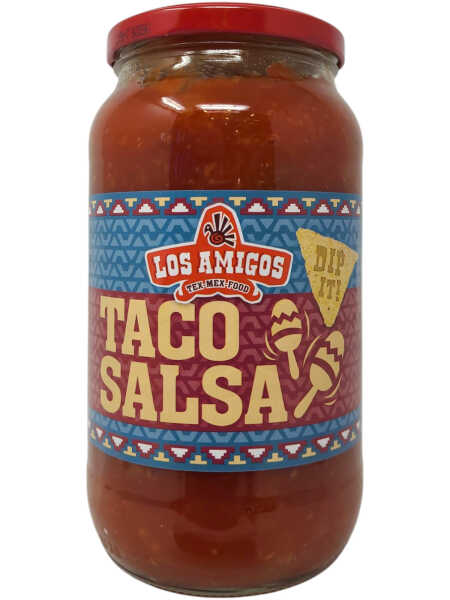 Los Amigos Tex Mex Sauce Taco Salsa 950ml Glas Dip Mexikanisch