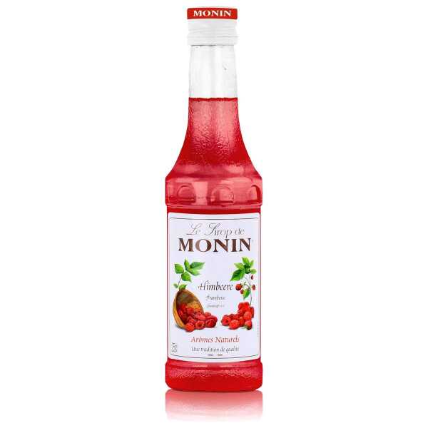 MONIN Sirup Himbeere 0,25 L Barsirup Glasflasche Cocktails Desserts