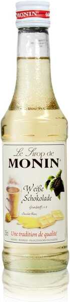 MONIN Sirup Weiße Schokolade 0,25 L Barsirup Kaffee Cocktails